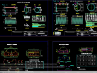 File CAD Bản vẽ thi công hệ thống cống thoát nước cho Cảng Hàng không Sân bay