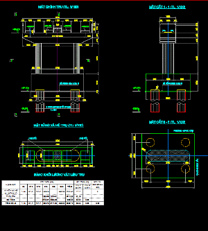 File cad Bản vẽ thiết kế cây Cầu BTCT Dự ứng lực 2x24