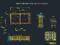 File cad Bản vẽ thiết kế cống hộp kích thước 2x2m