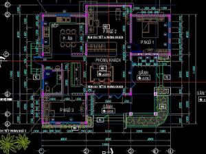 File cad bản vẽ thiết kế Mẫu biệt thự đẹp