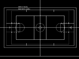 File cad Bản vẽ thiết kế Sân vận động -Sân Thể Thao