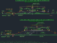 File CAD bản vẽ trắc ngang điển hình & kết cấu mặt đường dự án cao tốc Bắc-Nam, đoạn Vĩnh Hảo-Phan Thiết