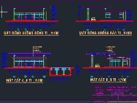 File cad bản vẽ Trạm Xăng Dầu tư nhân