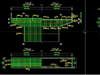 File cad bản vẽ trụ đặc thân hẹp 2 đợt B=12m