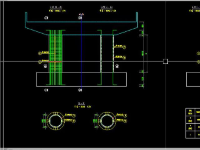 File cad bản vẽ trụ thân cột D1400 B=12m