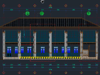 File cad bản vẽ trường mầm non 2 tầng 4 phòng học 12.6x23.4m