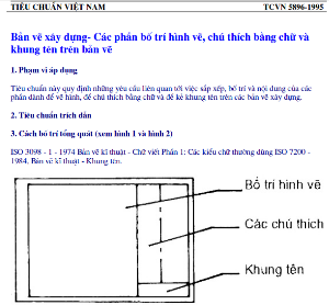 File cad,bản vẽ cad,tiêu chuẩn bản vẽ,các quy định về khung tên