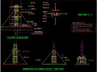 File cad biện pháp thi công nhà cao tầng