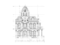 File cad biệt thự tân cổ điển 3 tầng 10x15m