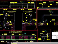 File cad BVTK cầu dầm super T L=39.15+4×40+39.15m B=26.5m