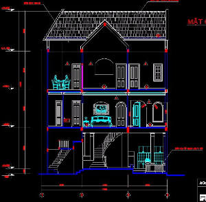 File cad Các mẫu biệt thự đẹp ( full :kiến trúc, kết cấu, điện, nước,chi tiết) 