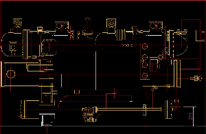 File cad cấu tạo chi tiết máy phát điện