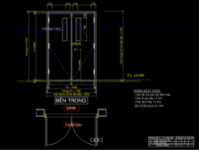 File cad Chi tiết cửa sắt chống cháy