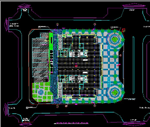 FIle cad chi tiết làm vườn trồng rau và cây trên mái sân thượng