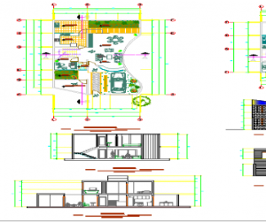 File cad chi tiết nhà