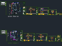 File cad chi tiết nội thất biệt thự gỗ AN CƯỜNG