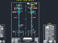 File cad chi tiết trạm tụ bù ố định(mặt cắt+sơ dồ nguyên lý+chi tiết)