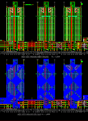 File cad chỉnh sửa theo sở quy hoạch tầng 1-2-3 khối cao ốc