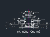 File cad chùa Việt Nam ( kiến trúc)