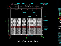 File Cad Cổng công trường