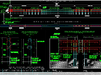 File CAD điển hình kết cấu Điểm quay đầu xe khẩn cấp trên đường cao tốc (điểm mở tại Dải phân cách giữa)