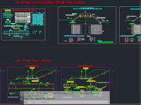 File Cad điển hình tổng hợp một số phương pháp gia cố mái taluy âm - dương khi thiết kế đường