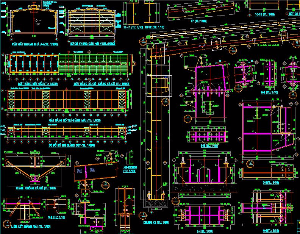 File cad Đồ án kết cấu nhà thép