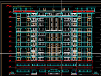 File cad đồ án tốt nghiệp chung cư 13 tầng + hầm