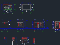 File cad (Dwg) Bản vẽ nhà Bảo vệ & Tường rào showroom trụ sở cửa hàng