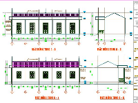 nhà mầm non,mầm non,nhà lớp học,Bản vẽ cad trường mầm non,mầm non 2 phòng,trường mầm non