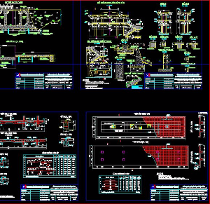 File cad+ Excel : Bản vẽ thủy lợi. Thiết kế Cống 3 cửa qua đê