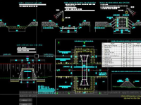 File cad hồ sơ cống hộp 5×5m
