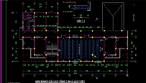 File cad Hồ Sơ thiết kế Chi cục dân số tỉnh Hưng yên - phần dự toán, quyết toán