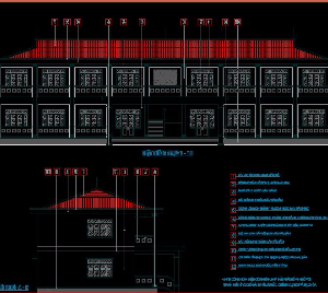 FIle cad hồ sơ thiết kế thi công trường mầm non Thái Bình (kiến trúc+ kết cấu+ điện nước+TM)