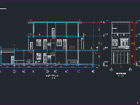 autocad nhà phố 2 tầng,bản vẽ cấp phép nhà phố,bản vẽ cấp phép xây dựng,bản vẽ cấp phép 2 tầng,cấp phép xây dựng nhà phố