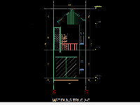 File cad,nhà phố 1 mặt tiền,hồ sơ xin cấp phép xây dựng