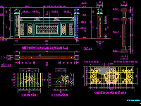 File cad Hoa văn lan can đá