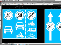 File CAD ISO biển báo mẫu