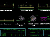 File Cad Bản Vẽ Cấu Tạo Kè Tường Chắn Đá Hộc - Cọc Tre