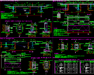 File cad Kết cấu móng trụ chi tiết đỡ đường ống qua sông