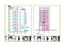 File cad khách sạn 5 tầng 16x10m