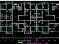 File cad kiến trúc chung cư 8 tầng