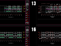 File cad Kiến trúc lớp học mẫu giáo