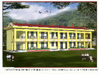 File cad kiến trúc mẫu nhà lớp học 2 tầng 6 phòng 35 học sinh mẫu 1