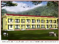 File cad kiến trúc mẫu nhà lớp học 2 tầng 8 phòng 35 học sinh mẫu 1