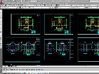 File CAD Kiến trúc Nhà TRuyền Hình 3 Tầng 14.1x16.2m