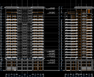 File cad kiến trúc Tổ hợp Trung tâm thương mại văn phòng và nhà ở hỗn hợp Lilama