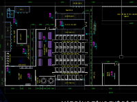 File cad lán trại văn phòng công trường 32.6×86.4m