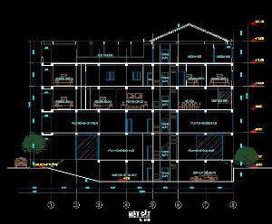 FILE CAD MẪU BẢN VẼ XIN PHÉP XÂY DỰNG CHUẨN