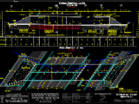 File cad mẫu cống hộp đôi 2x(4x4)m cao Tốc Cao - Lãnh An Hữu